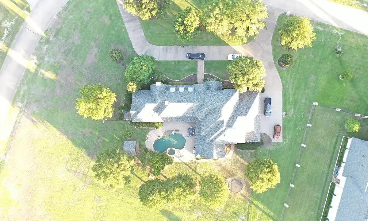 New shingle roof installation on a home in Bossier City